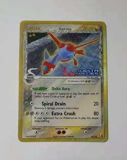 Pokemon Latias 8/113 Reverse Foil Holo - EX Delta Species RARE DMG - Image 1