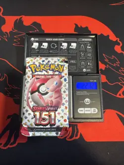 22.12g Heavy - Pokemon TCG S&V - 151 Booster Pack! Semi GOD U - Image 1