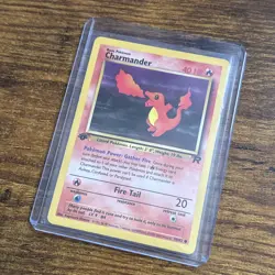 Pokemon TCG Charmander Team Rocket 1st Edition 50/82 LP - Image 3