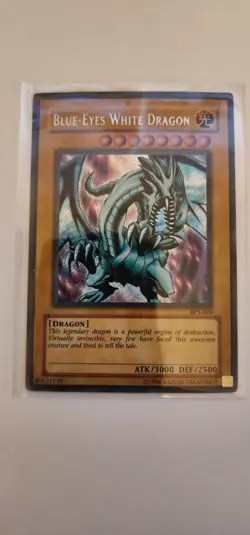 Yu-Gi-Oh Blue-Eyes White Dragon BPT-009 Secret Rare - Image 1
