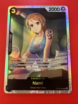 Nami ST14-006 - One Piece TCG - Super Rare SR Near-Mint NM English Foil - Image 1