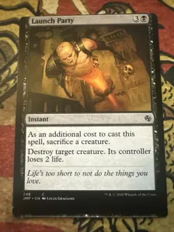 Mtg Magic Jumpstart Launch Party Misprint Miscut Error Card - Image 1