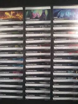 RIFTBOUND LEAGUE OF LEGENDS *(39)* ENGLISH FOIL BATTLEFIELD CARDS. NEVER PLAYED! - Image 1