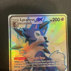 Pokemon TCG - Hidden Fates - Lycanroc GX SV67/SV94 Full Art Shiny Vault Card NM - Image 2