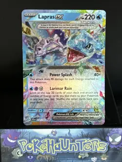 Pokemon Card Lapras ex 032/142 Stellar Crown Double Rare Near Mint - Image 1