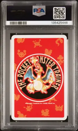 PSA 10 - GEM MINT 1996 POKEMON RED VERSION PLAYING CARD 006 CHARIZARD 4 OF CLUBS - Image 3