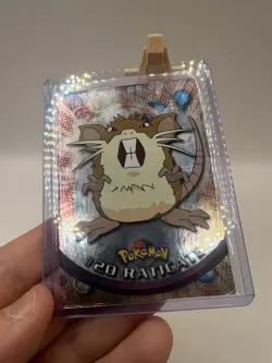 Raticate #20 Topps TV Animation Edition Blue Label Holo Pokemon Card - LP/MP - Image 3