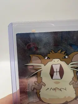 Raticate #20 Topps TV Animation Edition Blue Label Holo Pokemon Card - LP/MP - Image 5