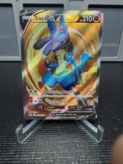 Pokemon Lucario V Promo SWSH: Sword & Shield Promo Cards SWSH213 NM - Image 1