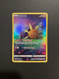 Pokemon TCG Solrock Crown Zenith: Galarian Gallery GG15/GG70 Full Art Holo Card - Image 1