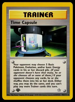 Pokemon Card Time Capsule 90/111 1st Edition Neo Genesis - Image 1
