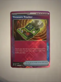 Treasure Tracker 131/131 Prismatic Evolutions ACE SPEC Rare Pokemon TCG Card NM - Image 1