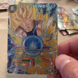 Dragon Ball Super Card Game SS Son Goku, Ground-shaking Fury BT24-062 SPR - Image 1