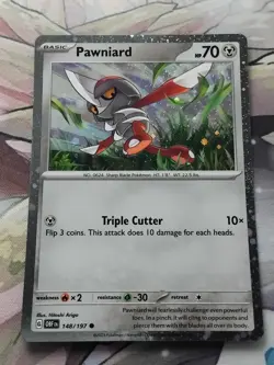 148/197 Pawniard : Cosmo Promo Holo : Pokemon Trading Card Game NM - Image 1