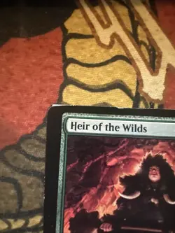 Mtg Magic Khans Tarkir Heir Of The Wilds Twisted Miscut Misprint Card - Image 2