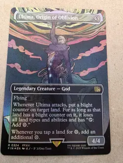 Ultima, Origin of Oblivion - Foil (Borderless) Final Fantasy - Mtg - Image 1