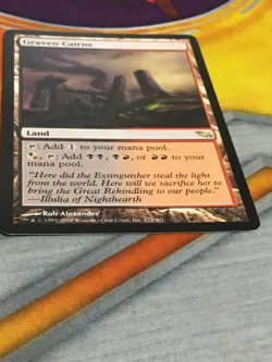 D1155 MAGIC GATHERING SHADOWMOOR GRAVEN CAIRNS #272 HP-DMG R MTG - Image 2