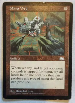 MTG Magic [x1] Mana Web [x1] Weatherlight SP/LP - Image 1