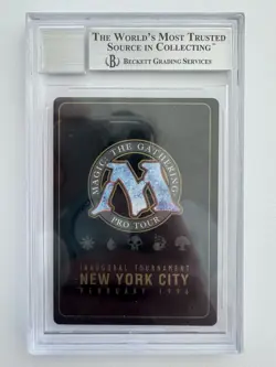 1996 Black Lotus Christopher Rush Sketch MTG Inaugural Autograph 8 RARE - Image 2