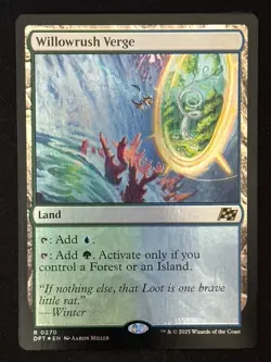 1x MTG Willowrush Verge (Foil) - Aetherdrift (DFT) #270 - Magic the Gathering - Image 1