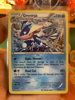 2016 Pokemon XY Black Star Promo Greninja XY162 - LP #20 - Image 2