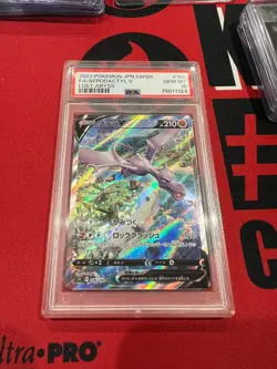 POKEMON 2022 JPN.SWSH FA/AERODACTYL V LOST ABYSS 106/100 PSA GEM MINT 10 - Image 1