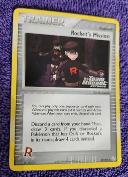 Rocket's Mission 88/109 Team Rocket Returns Stamped Reverse Holo Pokemon *NICE* - Image 1