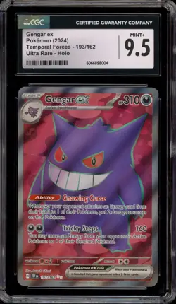 Pokemon Gengar ex Temporal Forces Ultra Rare #193 CGC 9.5 - Image 1