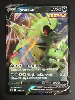 Tyranitar V - Sword & Shield - Battle Styles Swsh109 Promo Pokemon TCG NM - Image 1