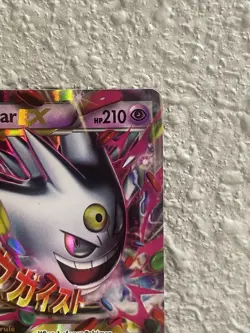 Pokemon Mega M Gengar EX XY166 Full Art Black Star Promo Holo Near Mint - Image 3