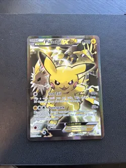 Pikachu EX XY124 Holo Promo XY Black Star Promos 2013 Pokemon MP - Image 1