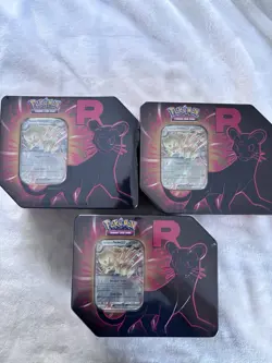 POKEMON DESTINED RIVALS TIN LOT OF THREE (3) BRAND NEW FACTORY SEALED RARE! TCG! - Image 2