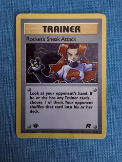 Rocket’s Sneak Attack (72/82) - 1st Edition - Team Rocket (TR) - Pokemon TCG - Image 1