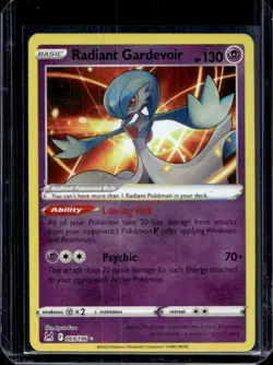 2022 Pokemon SWSH Lost Origin Radiant Gardevoir #069/196 - Image 1