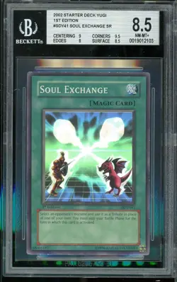 Soul Exchange Sr SDY-041 Super Rare 1st Edition Yugioh BGS 8.5 Silver *103 - Image 1