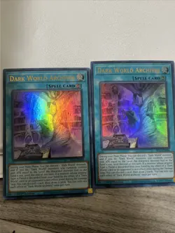 Yu-Gi-Oh! Dark World Archives Ultra Rare SR13-EN026 NM X2 - Image 2