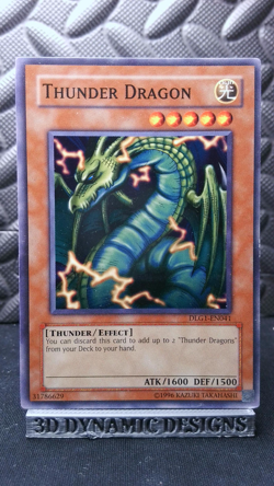 | Yugioh Thunder Dragon DLG1-EN041 Common Dark Legends NM- 🔥 | - Image 1