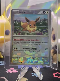 🔥 Eevee 074/131 SV Prismatic Evolutions Poke Ball Reverse Holo Pokemon Card NM - Image 1