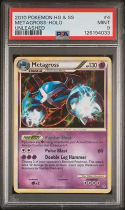 Metagross 4/95 PSA 9 Mint Holo HG & SS Unleashed Pokemon Card 🔥🔥 - Image 1