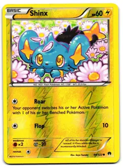 Shinx 44/122 - BREAKpoint Common Pokemon TCG Reverse Holo - HP Card - Image 1