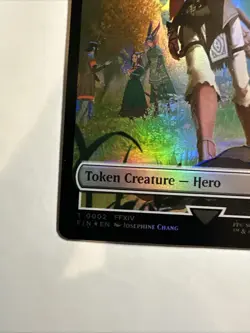 Hero (0002) Knight Double-Sided Token Final Fantasy Foil MTG card NM - Image 5