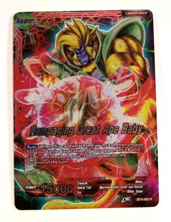 Rampaging Great Ape Baby - BT4-002 R - Colossal Warfare DBS Card Game - Image 1