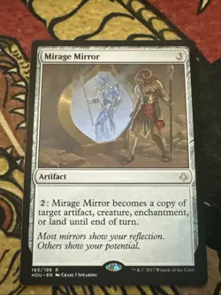 Mtg Magic Hour Of Devastation Mirage Mirror Light Print Misprint Error Card - Image 1