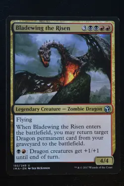 Magic The Gathering MTG BLADEWING THE RISEN Iconic Masters LP Lightly Played - Image 1