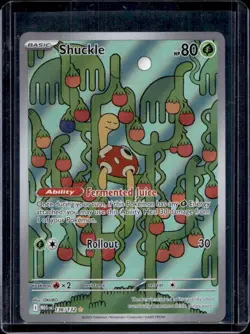 2025 Pokemon Mega Evolution Shuckle Illustration Rare #136/132 - Image 1