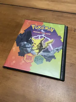2004 Pokemon Ultra Pro 4-Pocket BINDER ONLY EX Fire Red & Leaf Green - Image 1