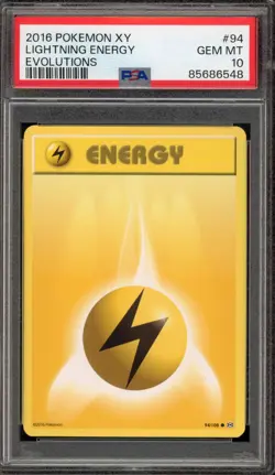 Pokemon Lightning Energy XY Evolutions #94 PSA 10 Gem Mint - Image 1