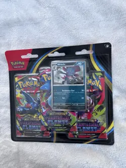 POKEMON TCG PHANTASMAL FLAMES 3 PACK BLISTER BRAND NEW FACTORY SEALED RARE! USA! - Image 3
