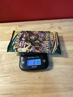 HEAVY Evolving Skies Booster Pack 21..9grams Pokemon TCG New/Sealed! - Image 1