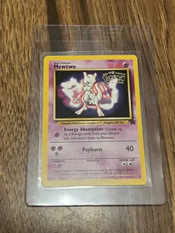 1999 Mewto #3 Black Star WB Pokemon the First Movie Promo NM - Image 1